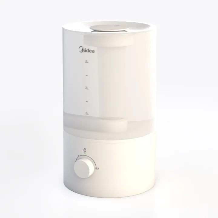Minimalist White Plastic Tabletop Humidifier 3D Model