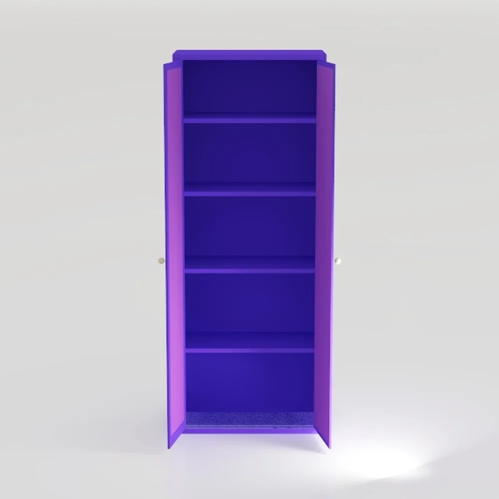 STANI Metal Garage Storage Cabinet with Lock, 71"