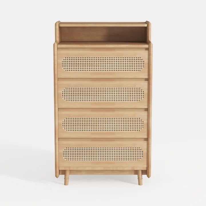 Shoe Cabinet Storage for Entryway, Fluted Shoe