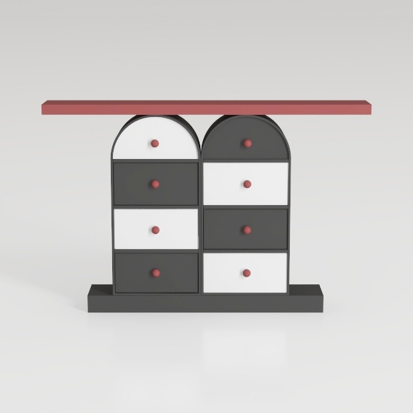 side cabinet-Sleek Curves Home