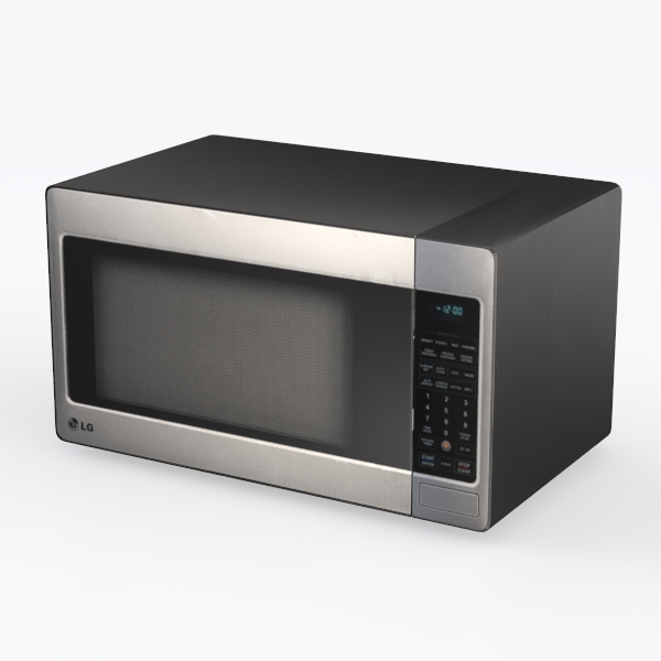 Silver microwave oven  A-16