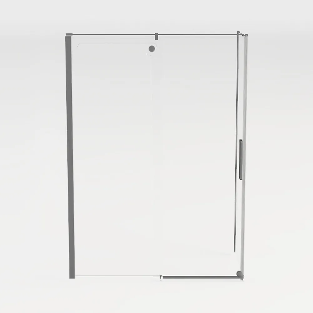 ANZZI 76" x 60" Frameless Shower Door in Matte