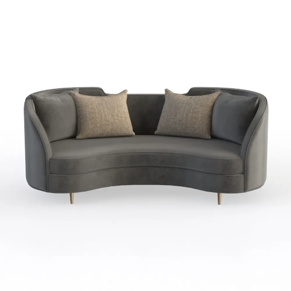 First of a Kind Ellorie Upholstered Channel Back C