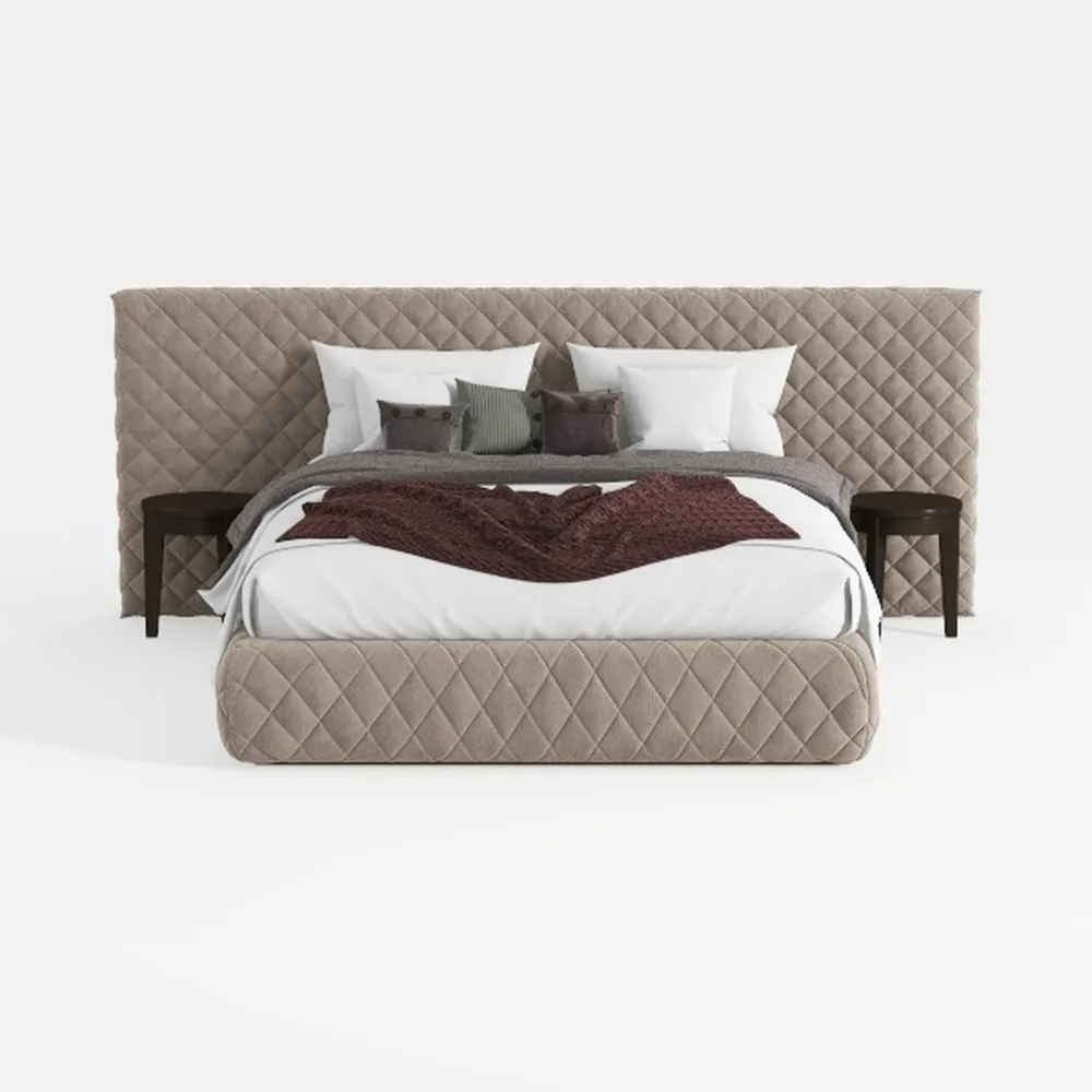 Pemberly Row Wood Eastern King Upholstered Bed Smo