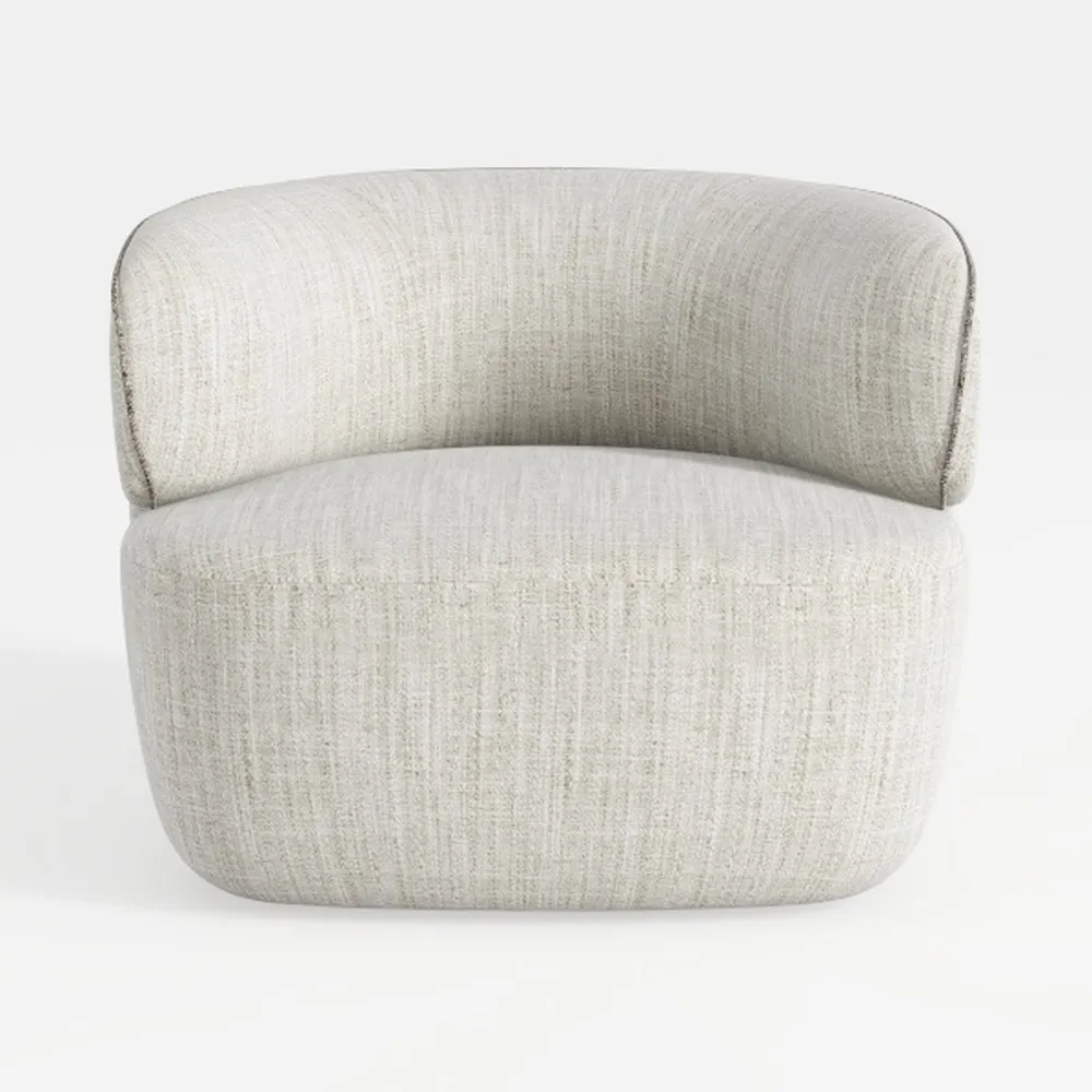 VESCASA 360° Swivel Upholstered Accent Chair with