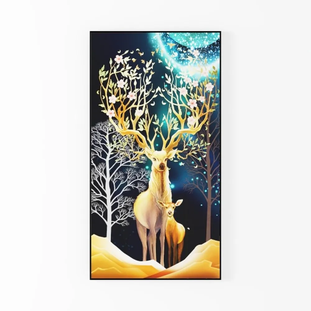 Colorful Tree of Life Canvas Wall Art - Stained