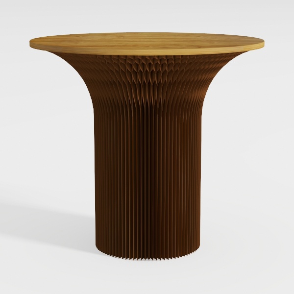 2-Piece Nesting Coffee Side Table Set of 2, Round 