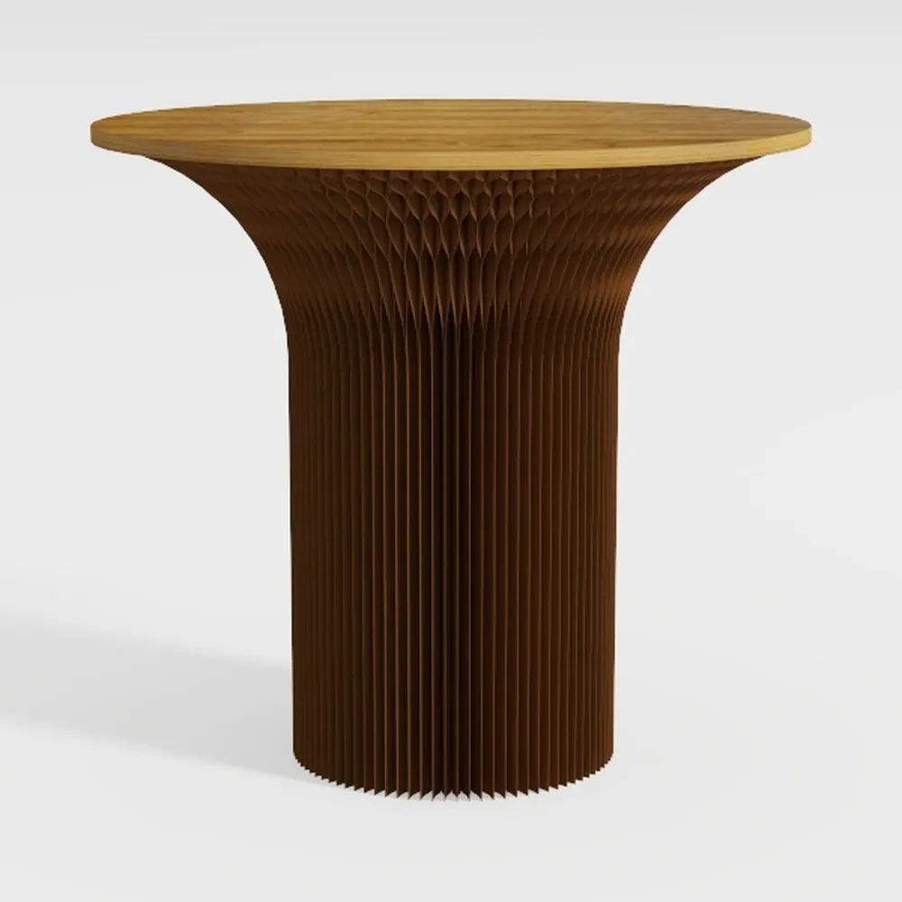 2-Piece Nesting Coffee Side Table Set of 2, Round