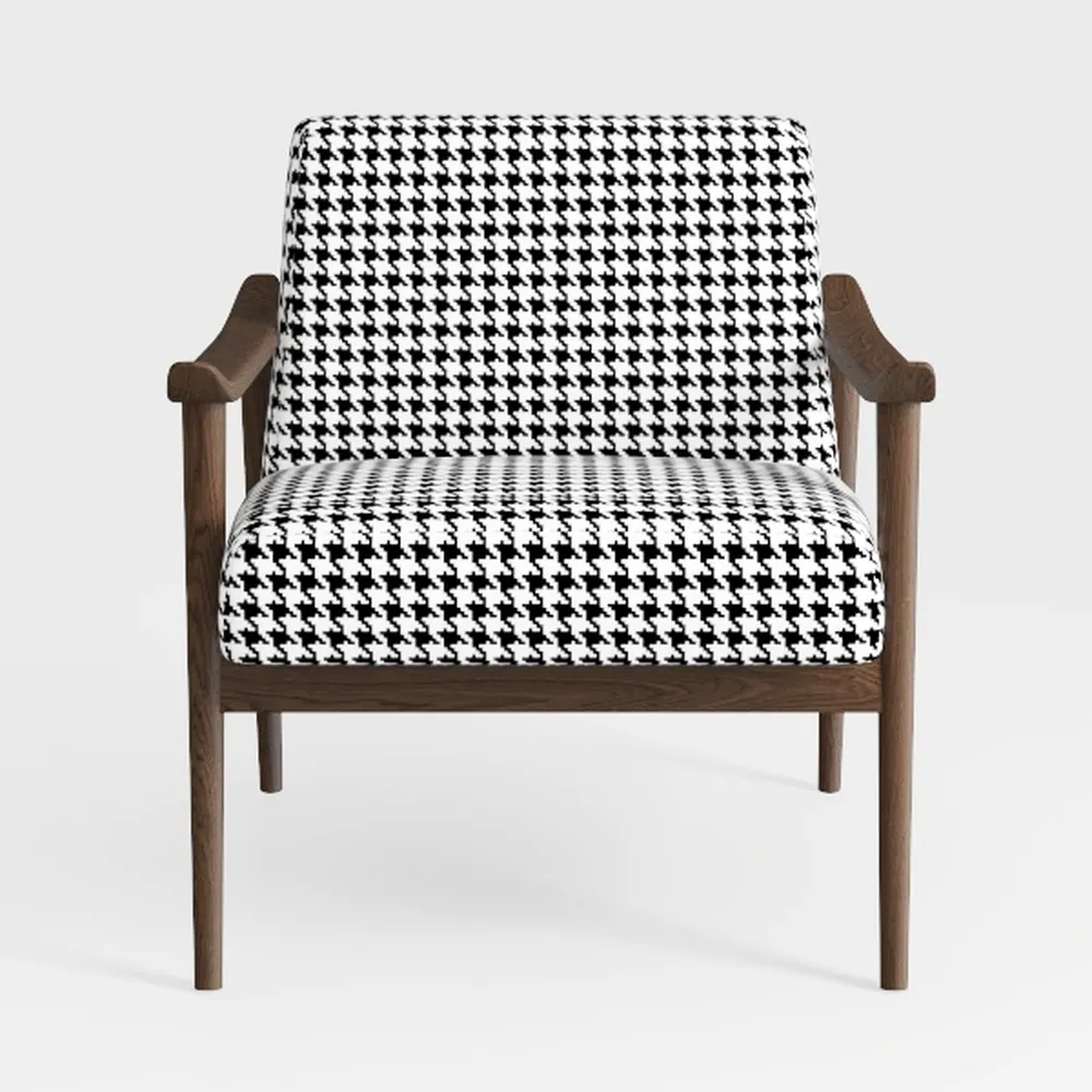 Panana Mid-Century Modern Solid Loveseat Sofa Upho