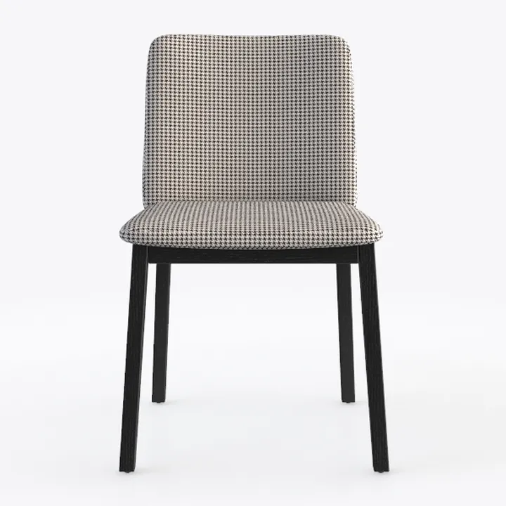 LUCKYERMORE Modern Vinyl Leather Dining Chair Set