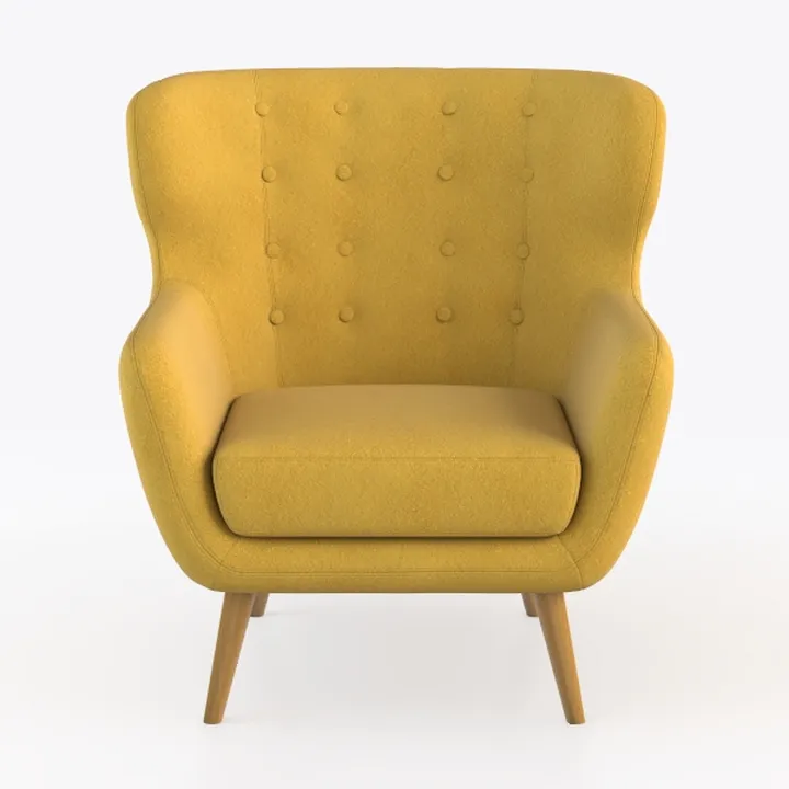 Accent Chair, Mid-Century Modern PU Leather Chairs
