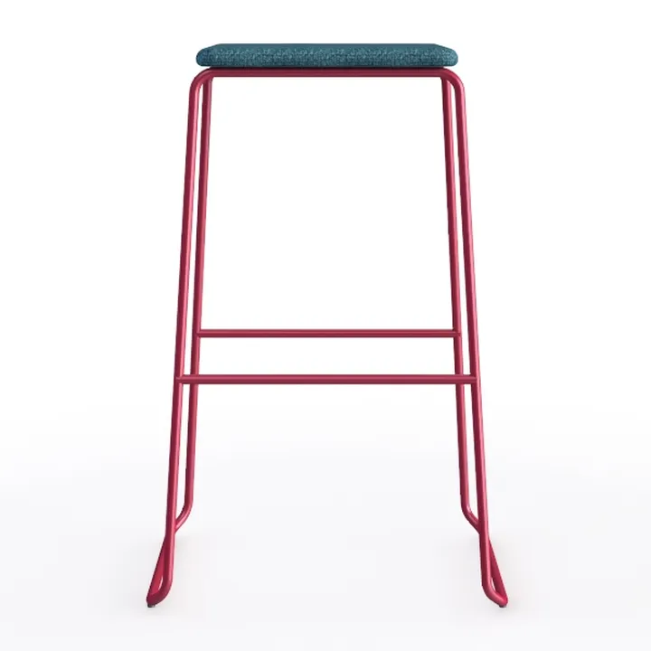 Sedie Sala da Pranzo Quadrate Impilabili, Sedie Soggiorno Imbottiti Moderni con Struttura in Metallo, Eleganti e Semplici per Cucina, Ufficio, Ristorante, Festa(Green)