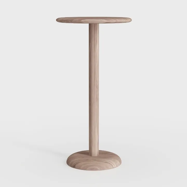 Kate and Laurel Xyler Round Wood and Metal Drink