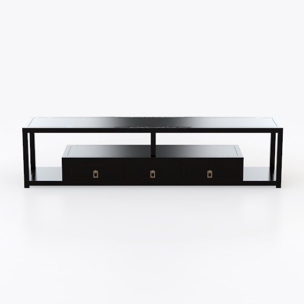 VECELO TV Stand with Power Outlets for Televisions