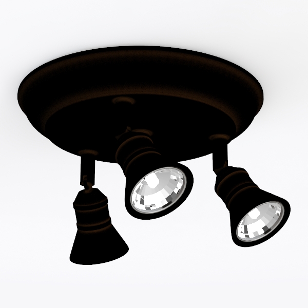 SEEBLEN 3-Light Industrial Directional Track Light