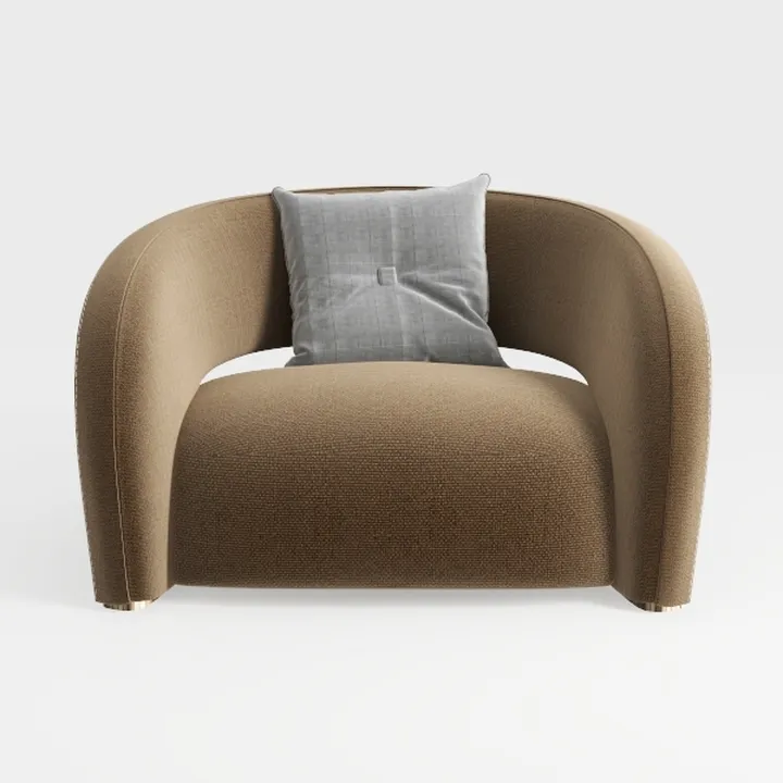 HomePop Home Décor Upholstered 360° Barrel Back Sw