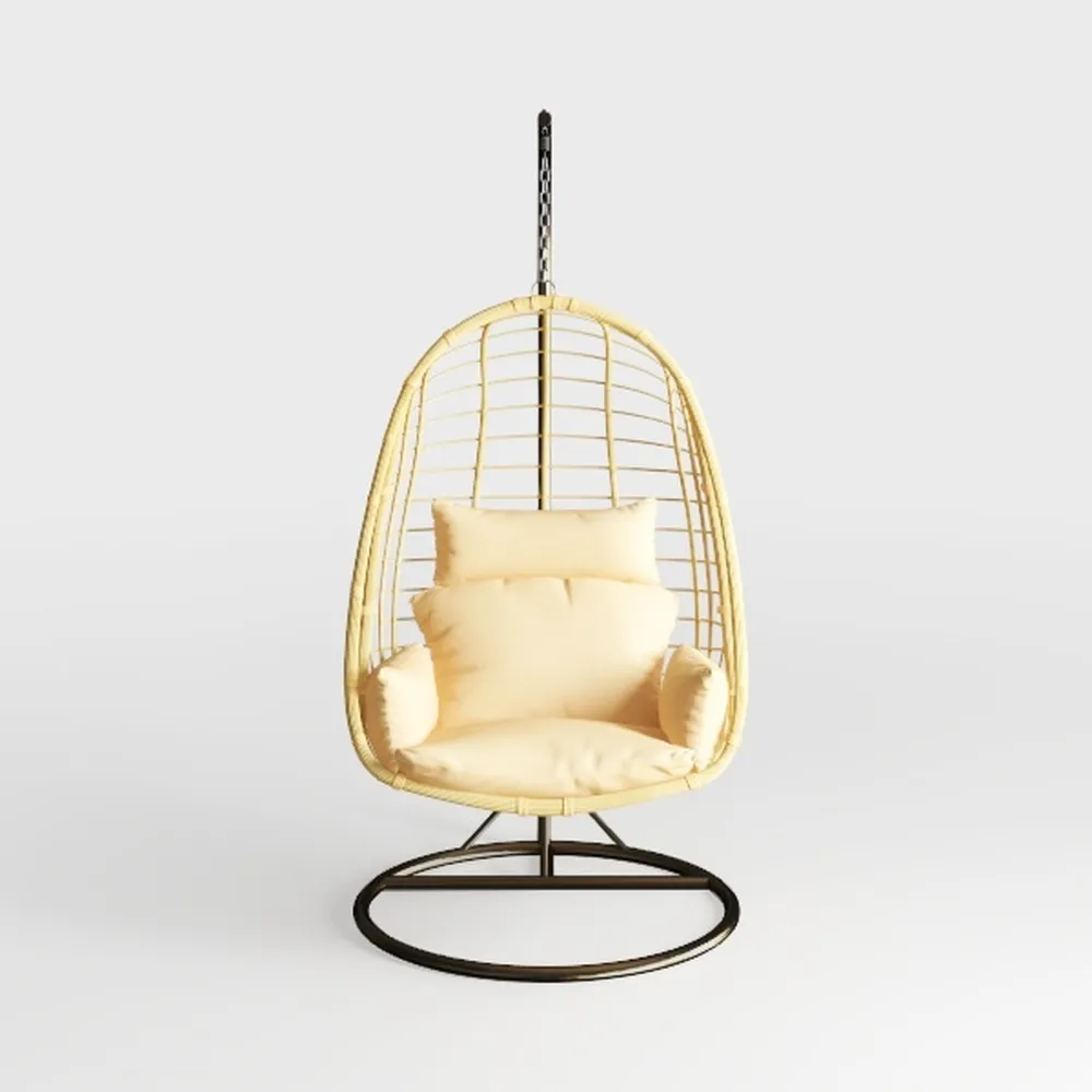 Black Egg Chair Outdoor,Outdoor Chair Comfy, Terra