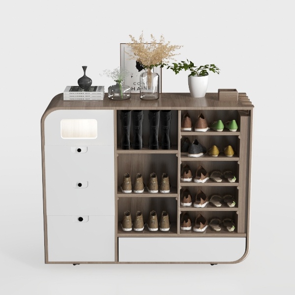 Okak Farmhouse Sideboard Cabinet, Large Buffet