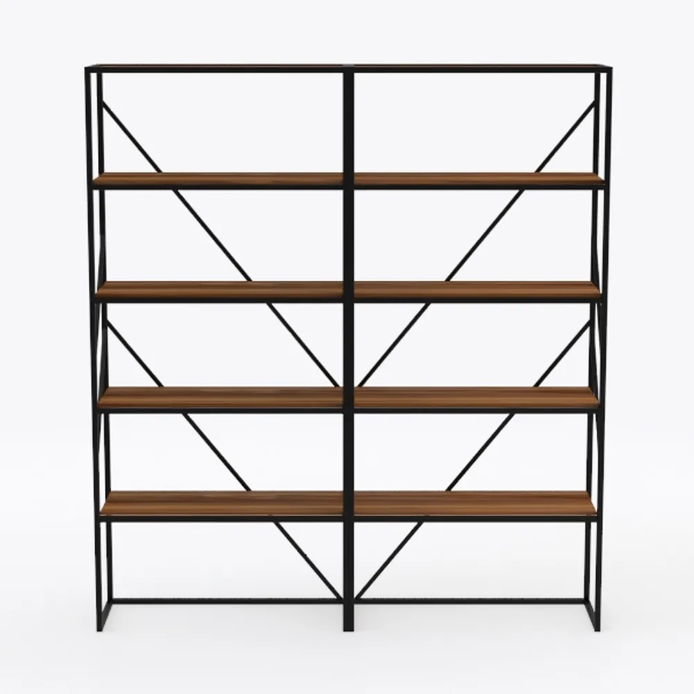 5-Tier Large Reversible Corner Tree Bookshelf