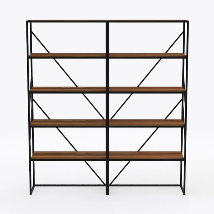 5-Tier Large Reversible Corner Tree Bookshelf