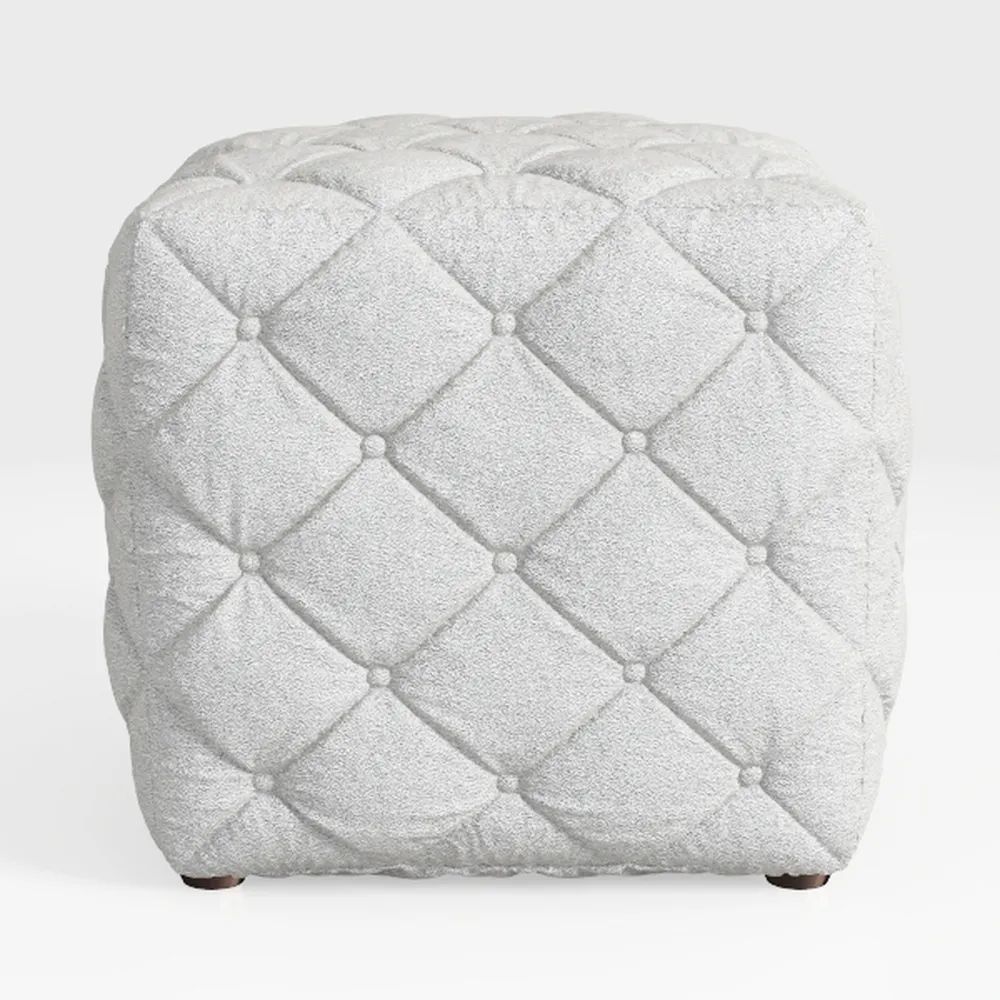 VANOMi Modular Sectional Sofa 2007, Ottoman, White