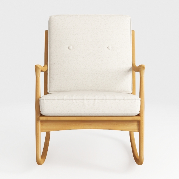 ULTRAWAVE Chair Solid Wood Glider Chair with Pillo