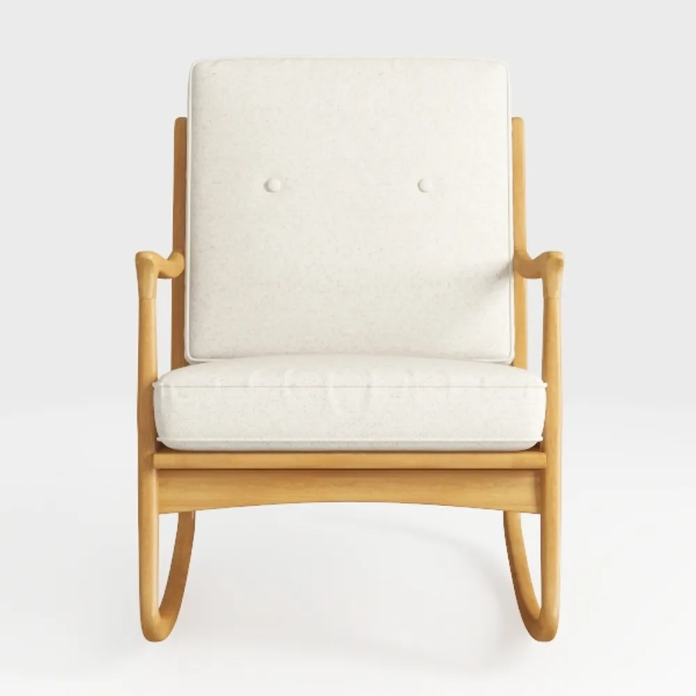ULTRAWAVE Chair Solid Wood Glider Chair with Pillo