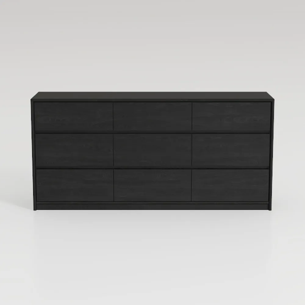 Angel Sar 59'' Modern 6 Drawer Dresser for Bedroom