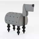 Casita Furniture Sedia Langham Grey – Eleganza e Comfort Ridefinita (Grigio) Right 45 Degree View