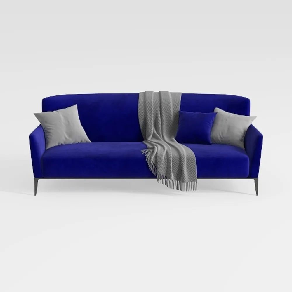 57" Loveseat Sofa Couch, 2 Seater Modern Small Sle