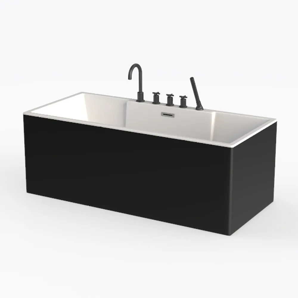 WOODBRIDGE 67" Acrylic Freestanding Bathtub