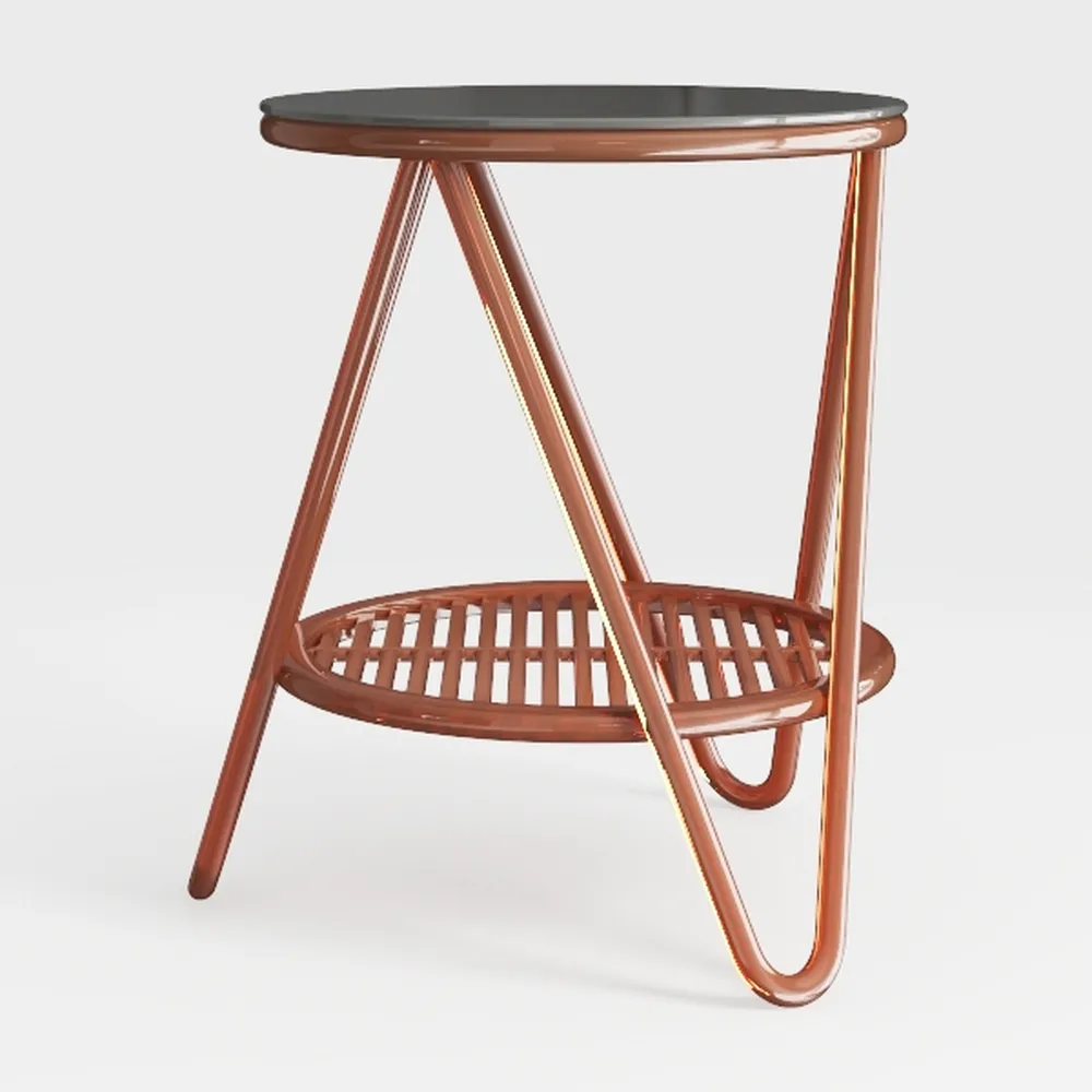 Byroce Outdoor Patio Table, 29.5” x 29.5” Folding