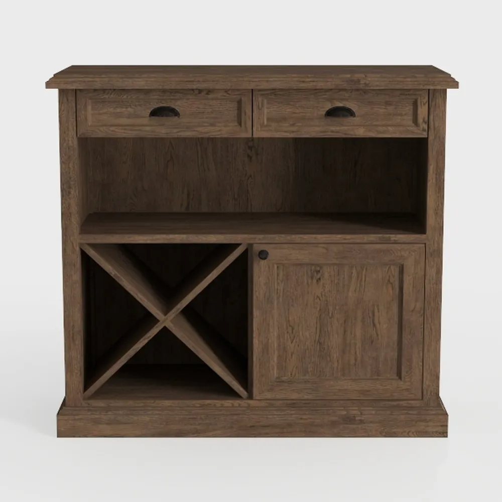 Farmhouse Buffet Storage Cabinet with Drawers