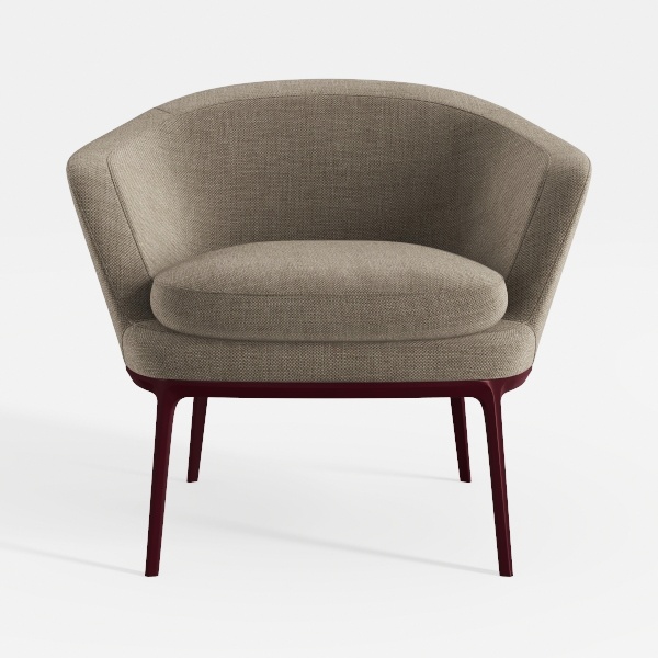 Accent Chair Corduroy Fabric, Vanity Armchair with