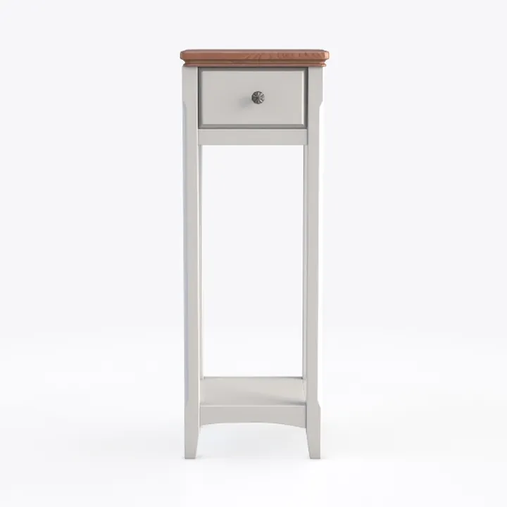 Minimalist Solid Wood Single Drawer Narrow Console Table 3D Model