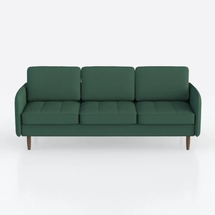 3-Seater Sofa Dark Green 70.9" Velvet,Furniture
