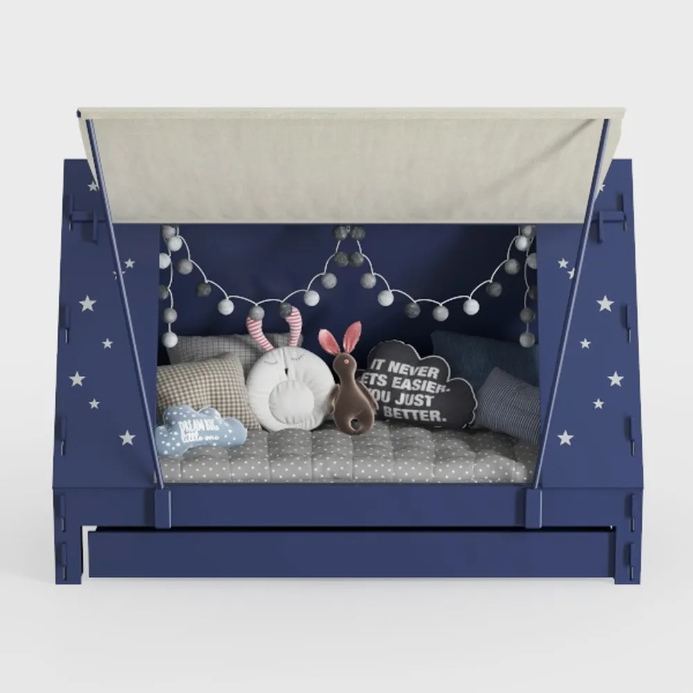 Privacy Pop Eclipse Bed Tent - Full/Starry Constel