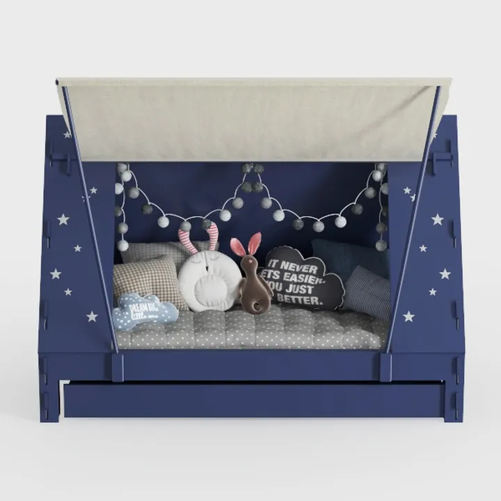 Privacy Pop Eclipse Bed Tent - Full/Starry Constel