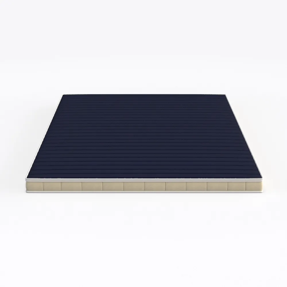 mollis homelike interiors Piatto Imbottito Rettangolare 60 x 30 cm, Schiuma, Blu Mare