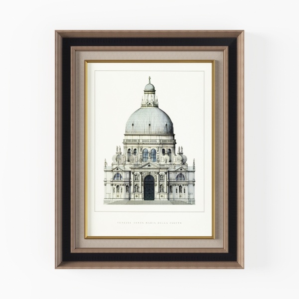 VIYYIEA Vintage Gold Framed Wall Art for Living