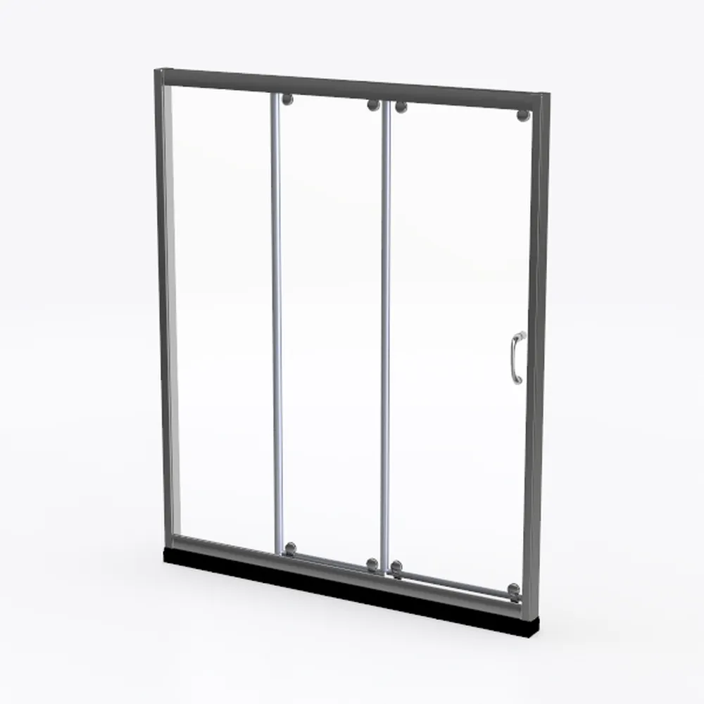 56"-60" W x70 H Triple Sliding Shower Door, Glass