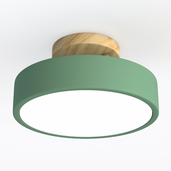 Mid Century Ceiling Light Fixture - Milk Glass