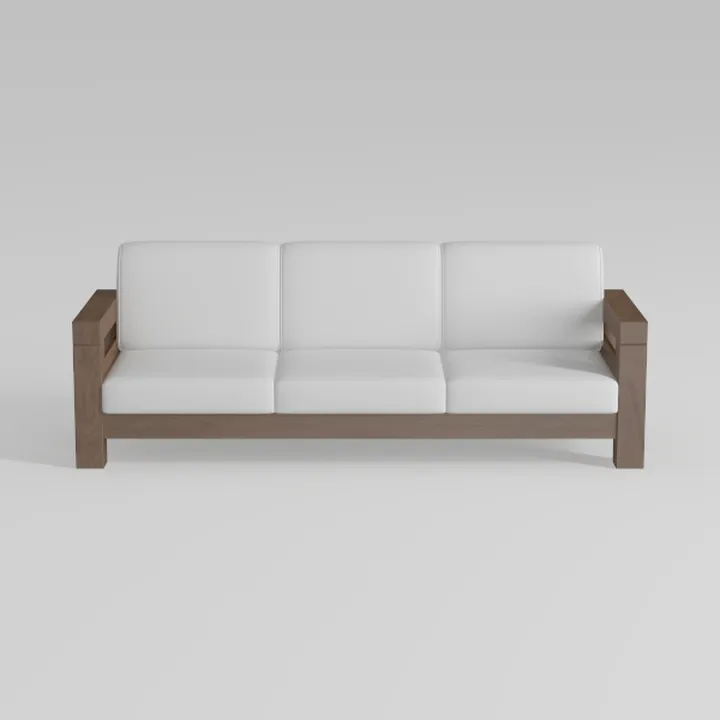 UDPATIO 3-Seat Patio Sofa Outdoor Aluminum Patio