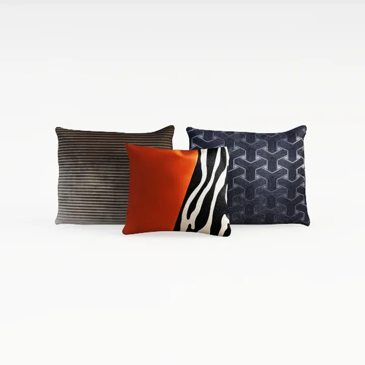 ZeeMart 2 Packs Cotton Boho Christmas Pillow