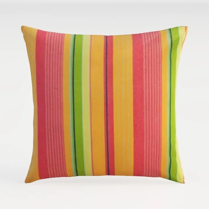 Boho Pillow Covers 18x18 Set of 2 Hot Pink Stripes