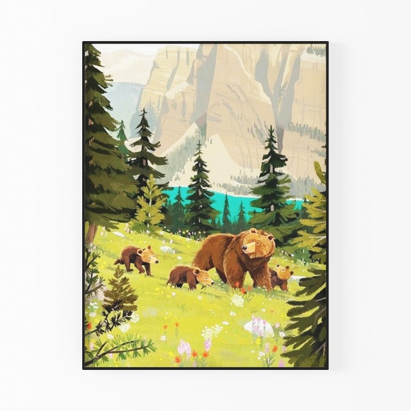 SANGGUOBIN Lemon Canvas Wall Art Blue and White