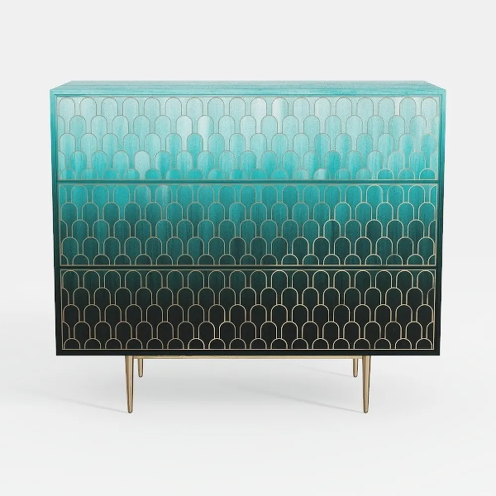 ARTPOWER Accent Cabinet with 2 Doors, Vintage