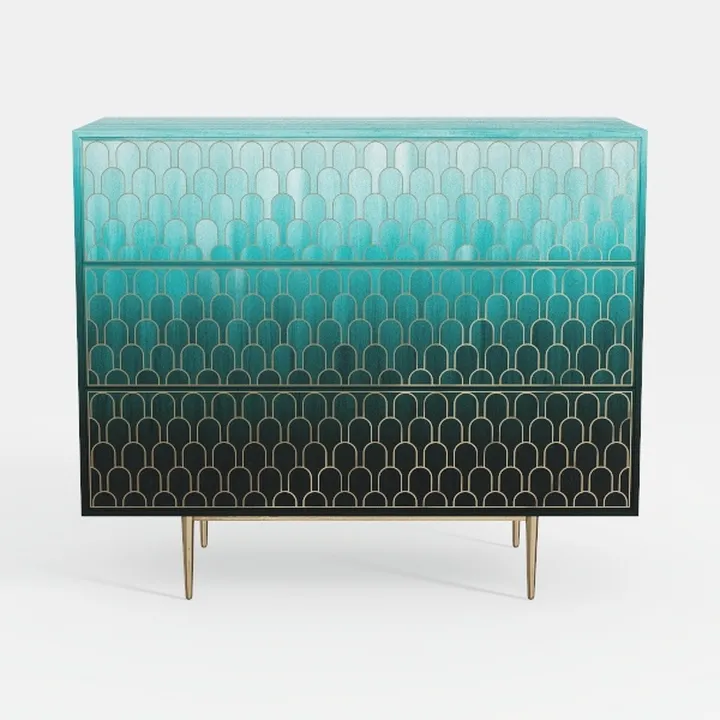 ARTPOWER Accent Cabinet with 2 Doors, Vintage