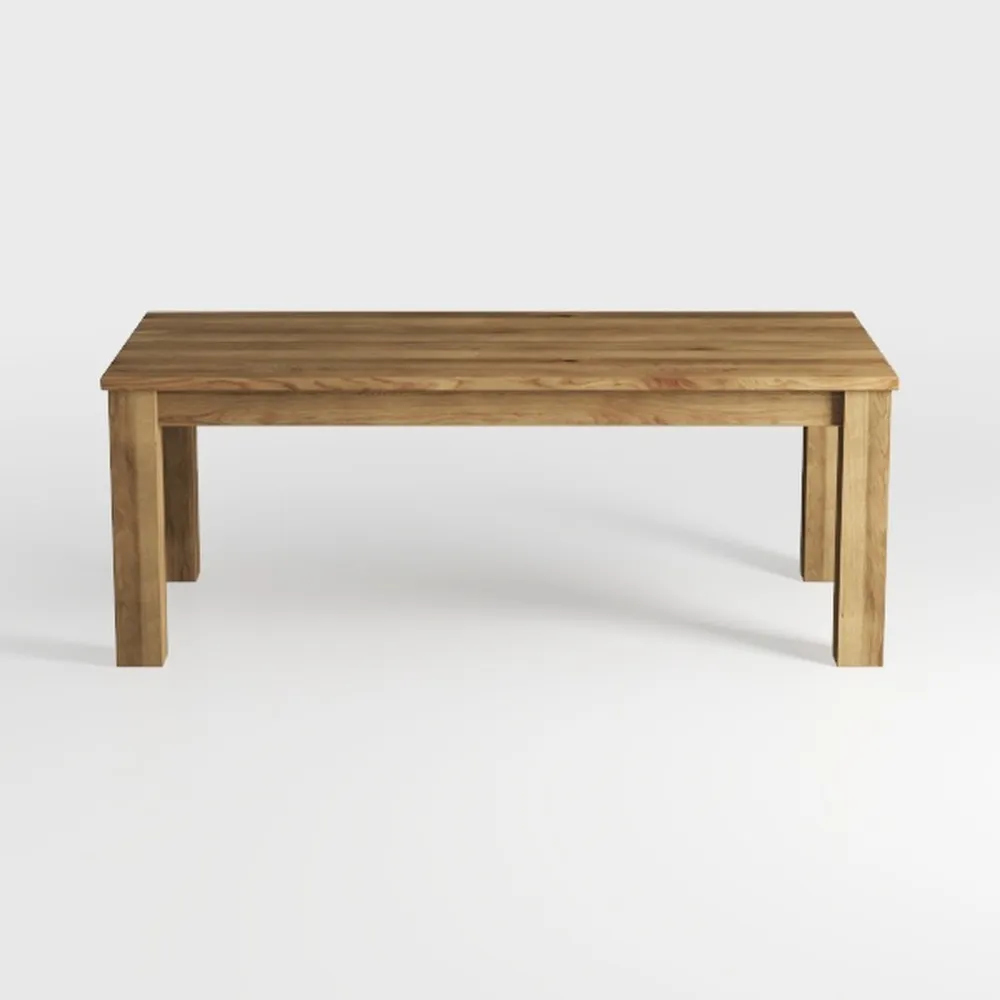 CraftThink Modern Wood Writing Desk, H-Shape Offic