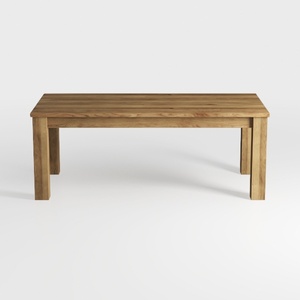 CraftThink Modern Wood Writing Desk, H-Shape Offic